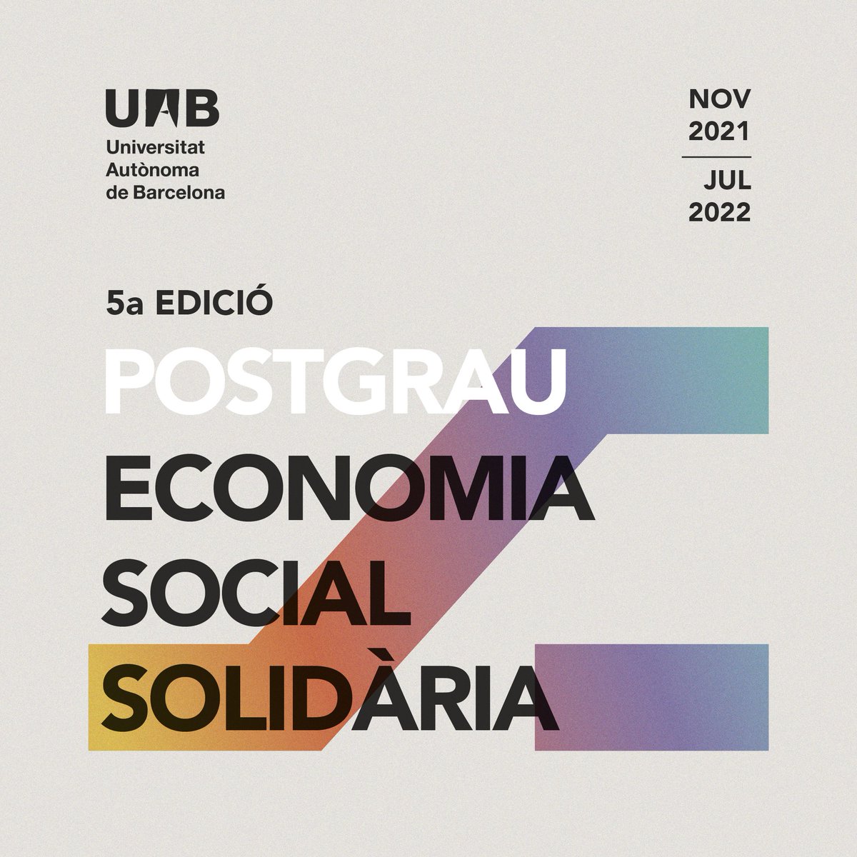 postgrauess's tweet photo. [5a edició!]
Encara queden places per la 5a edició!  Una experiència d'aprenentatges, debats i vivències! 
Sessions presencials els dimecres tarda de novembre a juny, i 3 caps de setmana (de formació i xarxa).
Per saber-ne més visita el nostre blog 👇👇👇
https://t.co/8SjLufe6OF https://t.co/MV2CzaHP10