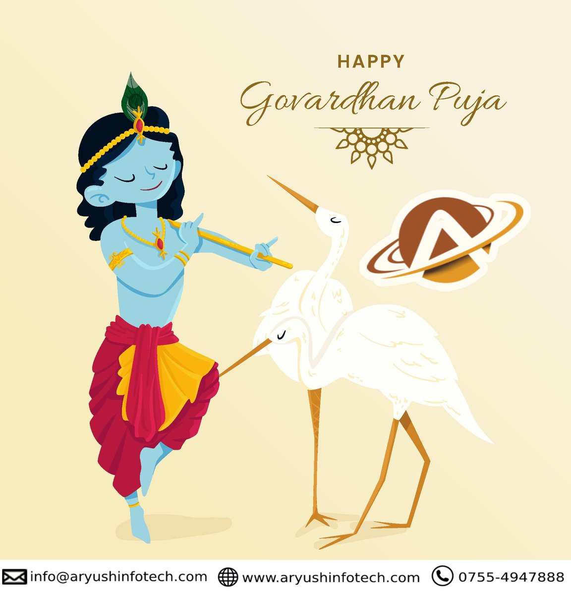 AryushInfotech's tweet photo. Happy Govardhan Puja!
https://t.co/hKzq3lSpR4
#aryushinfotech #aryush #govardhanpuja #happydiwali #diwali https://t.co/ycte8Ild8U