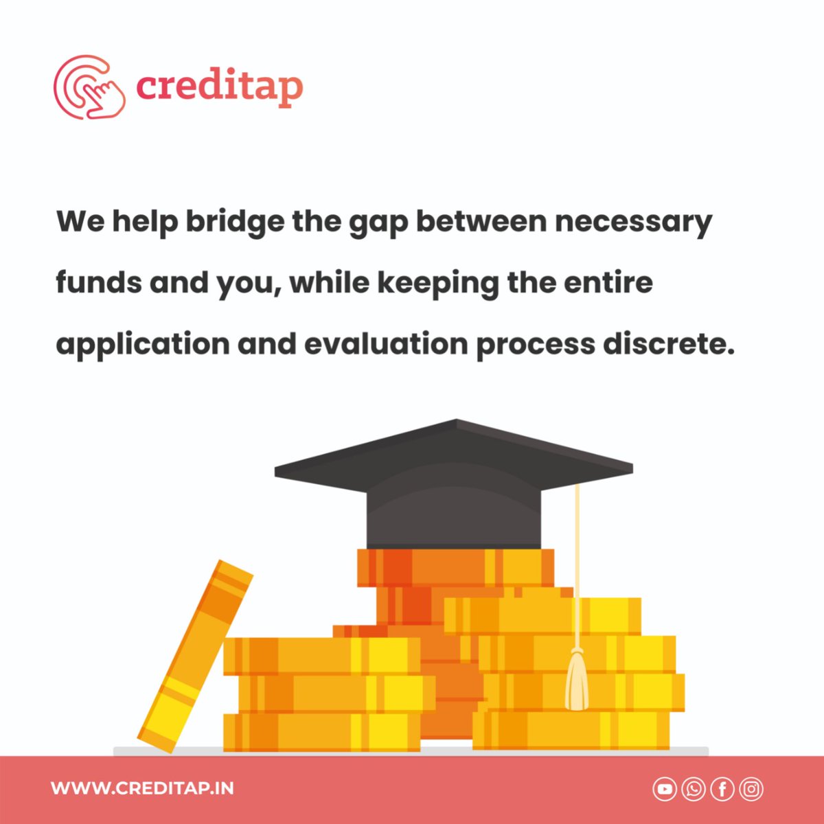 Creditap3's tweet photo. Availing credit is no more a pain with Creditap. We extend instant credit along with flexibility in repayment.

Visit: https://t.co/SovvRpqBlh
Download the app: https://t.co/jt6SxgbR9R

#instantcredit #loanrepayment #educationalneeds #righttoeducation #easyloan #creditap https://t.co/vhXxST8Vpe