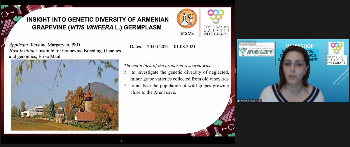 and the experiences of some of our short-term scientific mission (STSM) students: <a href="/KristiMargaryan/">Kristina Margaryan</a> <a href="/david_np91/">David Navarro</a> <a href="/BiancaFrommer/">Bianca</a> <a href="/StefaniaSavoi/">Stefania Savoi</a>