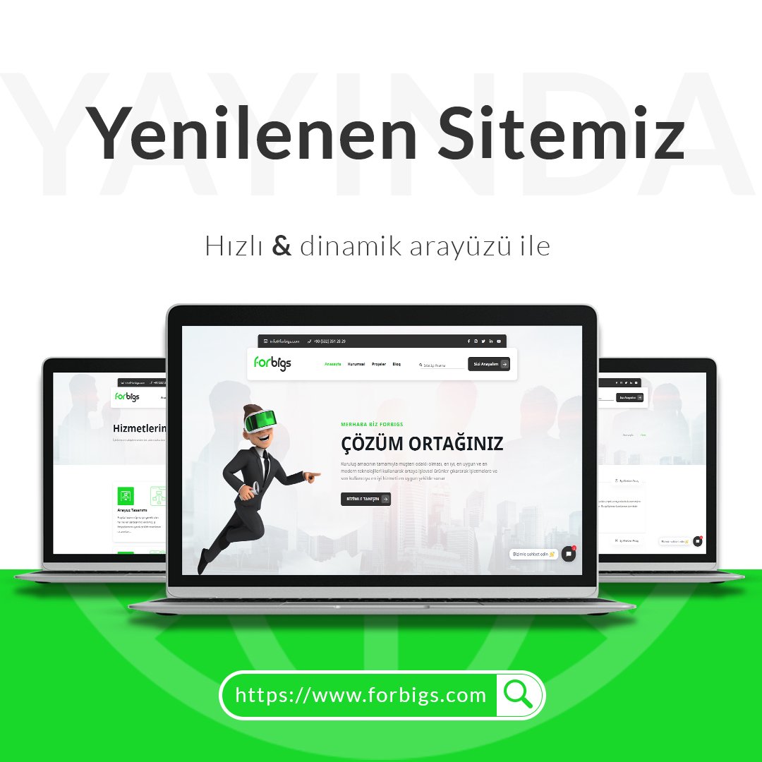 forbigs's tweet photo. Kurumsal kimlik çalışmalarımız ışığında yenilenen marka yüzümüz ile birlikte, bizlere daha rahat ulaşabilmenizi sağlamak amacıyla web sitemizi yeniledik. Projelerimiz, referanslarımız ve çok daha fazlası için site içerisinde gezinmeyi unutmayın. https://t.co/no1eZSy7af