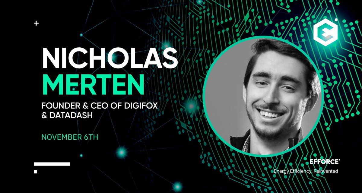 EfforceOfficial's tweet photo. Tomorrow is the day! We’re happy to present our last fantastic speaker -  @Nicholas_Merten who is the creator of DataDash, one of YouTube largest crypto channels with over 400k followers. https://t.co/MXZAS9EkQK $WOZX https://t.co/5Jz2yRcnsB