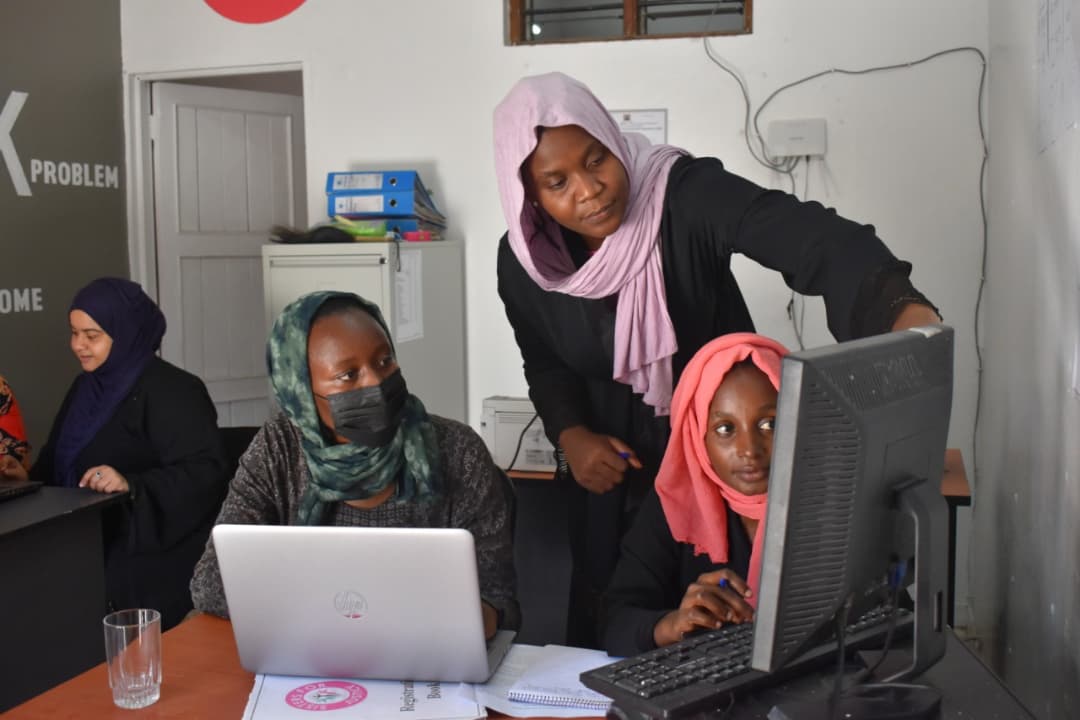 S4JMombasa's tweet photo. Sisters for Justice had a successful training this week with Digital Security Consultant Mariam Zaunga under the Digital Security Accompaniment Project by Digital Defenders Partnership (DDP) at our office. https://t.co/D6vc4iZr2r