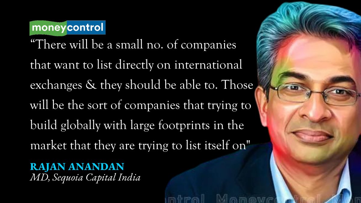 moneycontrolcom's tweet photo. @Sequoia_India @RajanAnandan .@Sequoia_India's @RajanAnandan on Indian start-up majors pushing for reforms that will help them to directly list abroad.
Read at 👇
https://t.co/m40QwDiYHb
by Darlington Jose Hector | #Startups #StartupIndia #Marlets #StockMarket https://t.co/2NcBo01G5S