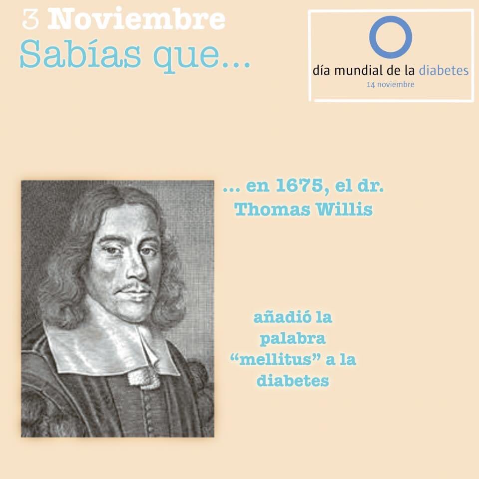 adicorc's tweet image. Al Dr. Thomas Willis se le ocurrió sumergir los dedos en la orina de un enfermo de diabetes …
#diabetes #DiabetesAwarenessMonth