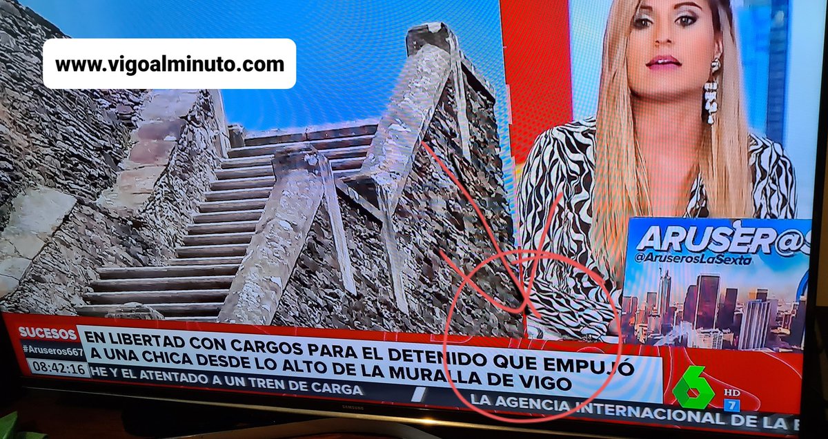 nataalminuto's tweet photo. @laSextaTV @AruserosLaSexta #aruseros667 Me sangran los ojos! Muralla de Vigo? La Muralla de Lugo fue declarada  Patrimonio de la Humanidad en el año 2000 #pocacultura #pocageografia https://t.co/fxJLFbvHkk