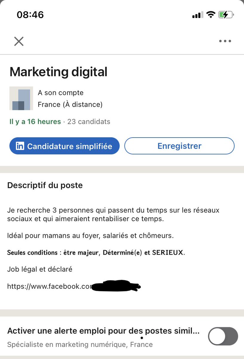 Ça inspire confiance ! Je vais postuler de ce pas 🙃
