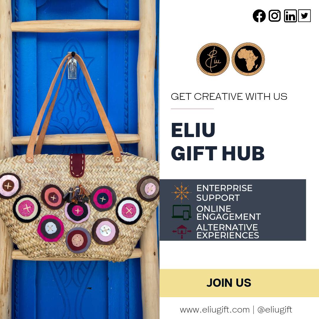 EliuGift's tweet photo. Eliu is an innovation space for the creative generation at the intersection of culture, community, commerce and connectivity of African culture that resonates locally, regionally and globally.
#EliuGift
#GetCreativeWithUs
#GiftOfGiving https://t.co/fLNScZBkK4