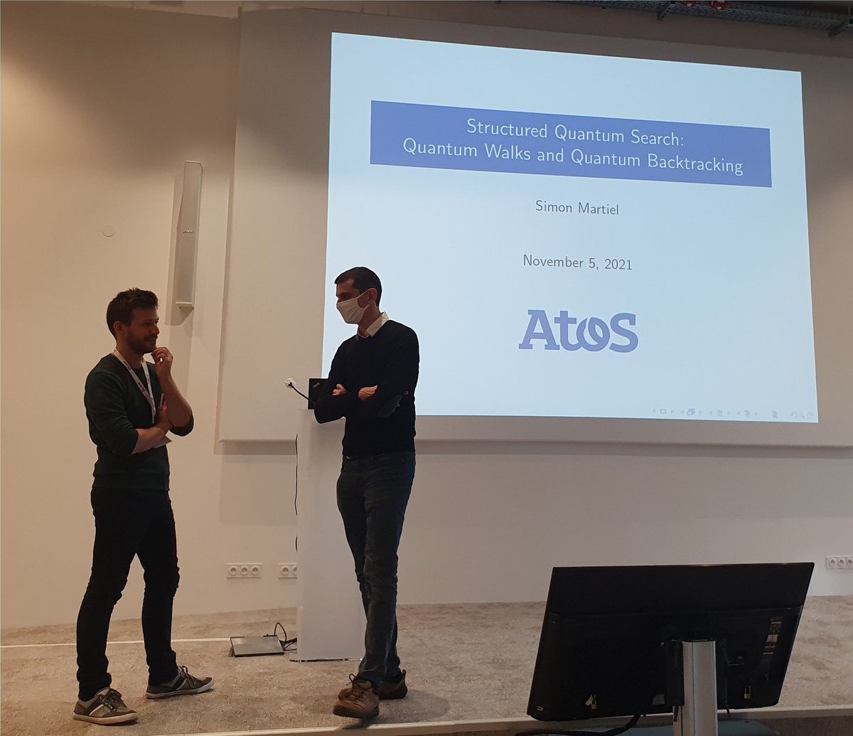 japu00's tweet photo. Last day of this great "summer school" on #quantumcomputing and #orms 
This morning we will hear about Quantum Backtracking. https://t.co/gwqKdMbdSt