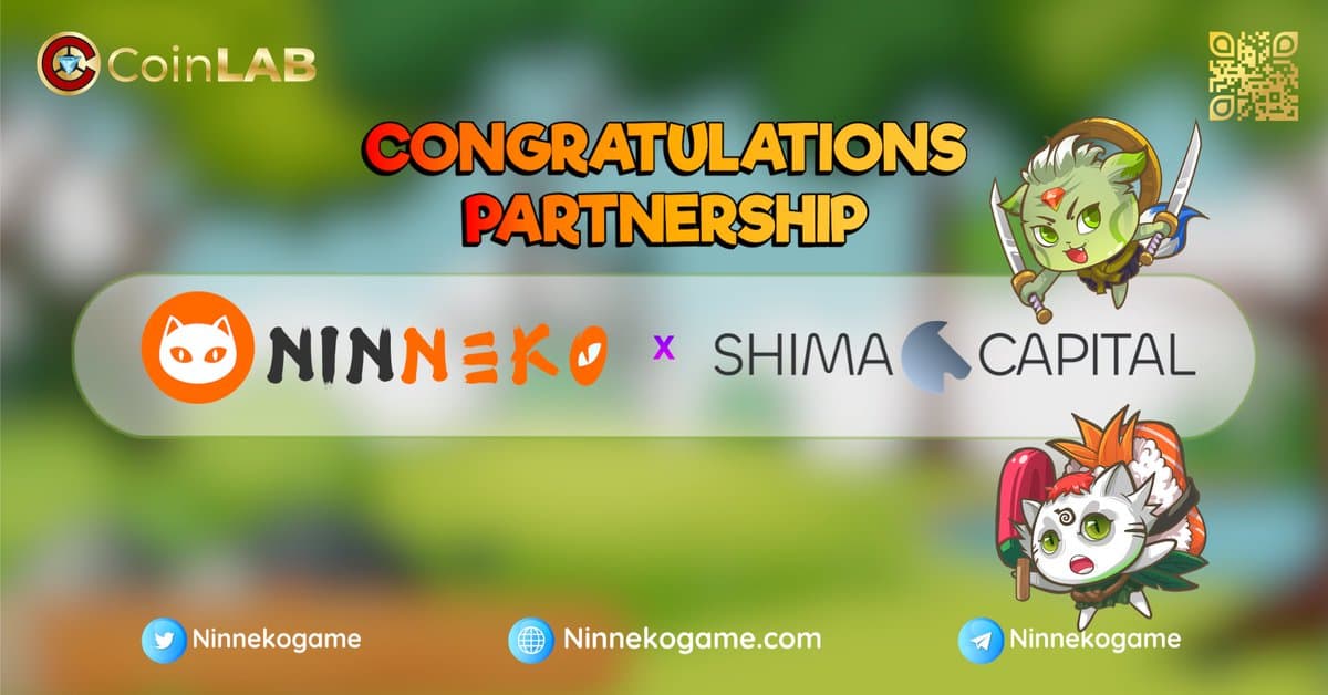 bryanlreal's tweet photo. 👏👏👏Congratulations on the partnership between @ninnekogame &amp; Shima Capital - an early-stage global venture firm focused on supporting cutting edge blockchain startups.

🔥🔥🔥Btw, @ninnekogame is IDO on LaunchZone Pad today: Nov 5th 2021 at 1PM UTC. Don't miss it!!!

#CoinLAB https://t.co/GG7FePlgVk