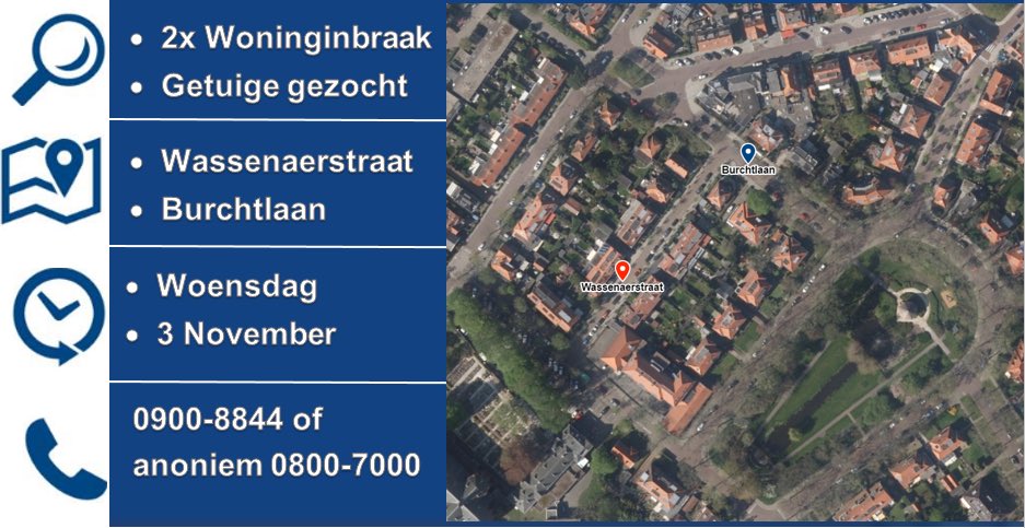 Melding  Wassenaerstraat in Wassenaar