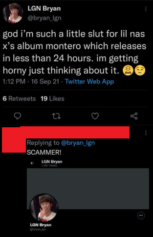 FurryAsher's tweet photo. Stay away from this guy and never accept his scholarship slots. He requires SLP deposits before giving promised scholarship accounts. After the deposit is successful, poof! He gone :(

#AxieScholarship 
#AxieInfinity https://t.co/BHog3mDmOI