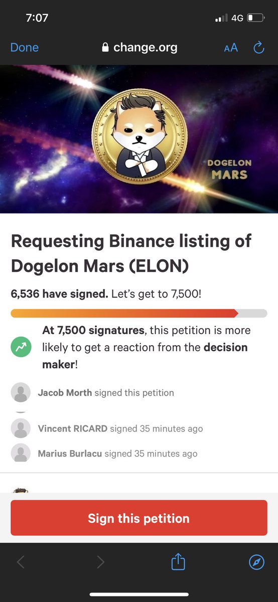 <a href="/DogelonMars/">Dogelon Mars</a> <a href="/binance/">Binance</a> have you signed yet? I sure as hell have🤝🤝🤝 #dogelon #DogeloneMars #ELON $ELON #Binance #Crypto #dogelonMarsCountdown💥💥💥
