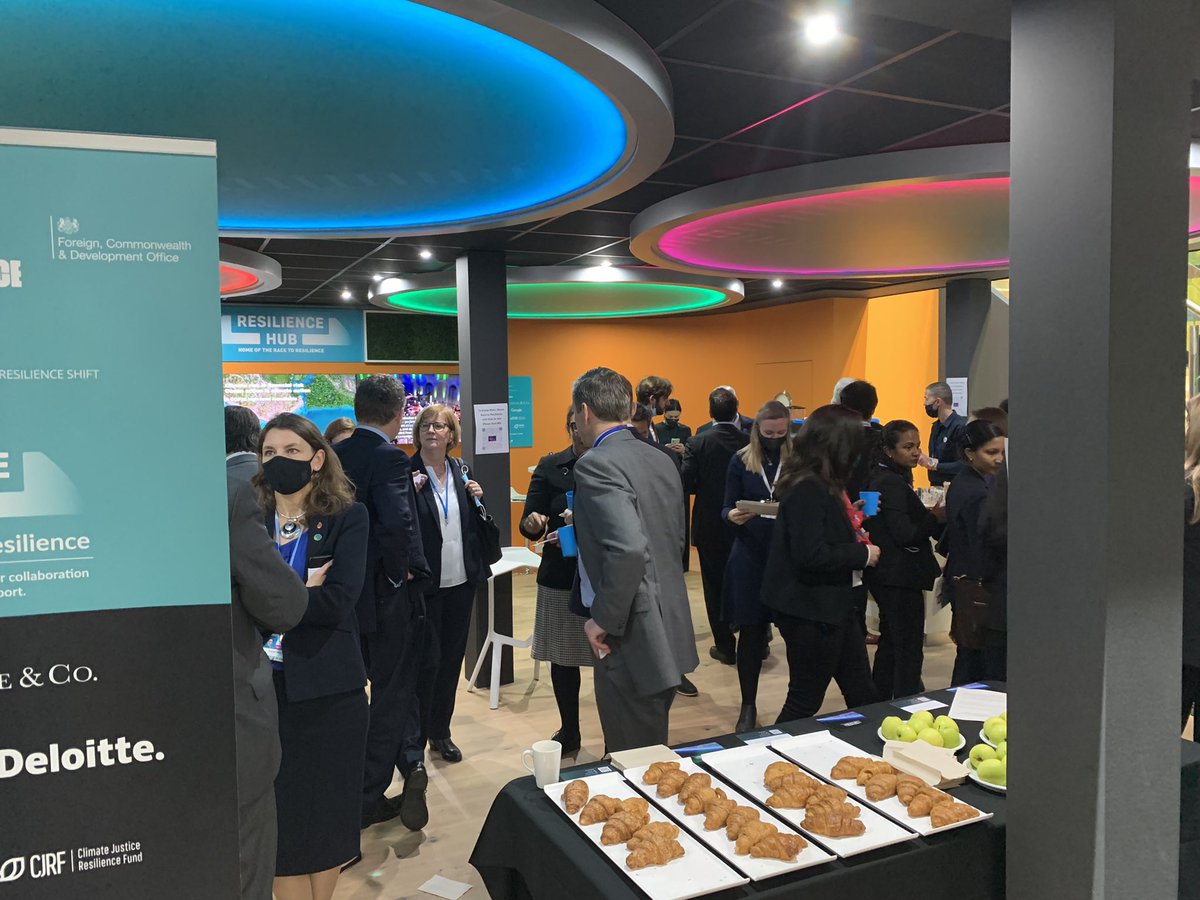 steve_cefas's tweet photo. just arrived at COP for the @ORRAAnews round table, fantastic line up for key speakers around mobilising finance to mitigate marine and coastal risks and assessing the role of nature based solutions in mitigating climate risk  #CefasatCOP26 @CefasGovUK https://t.co/nR5Q5srbBB