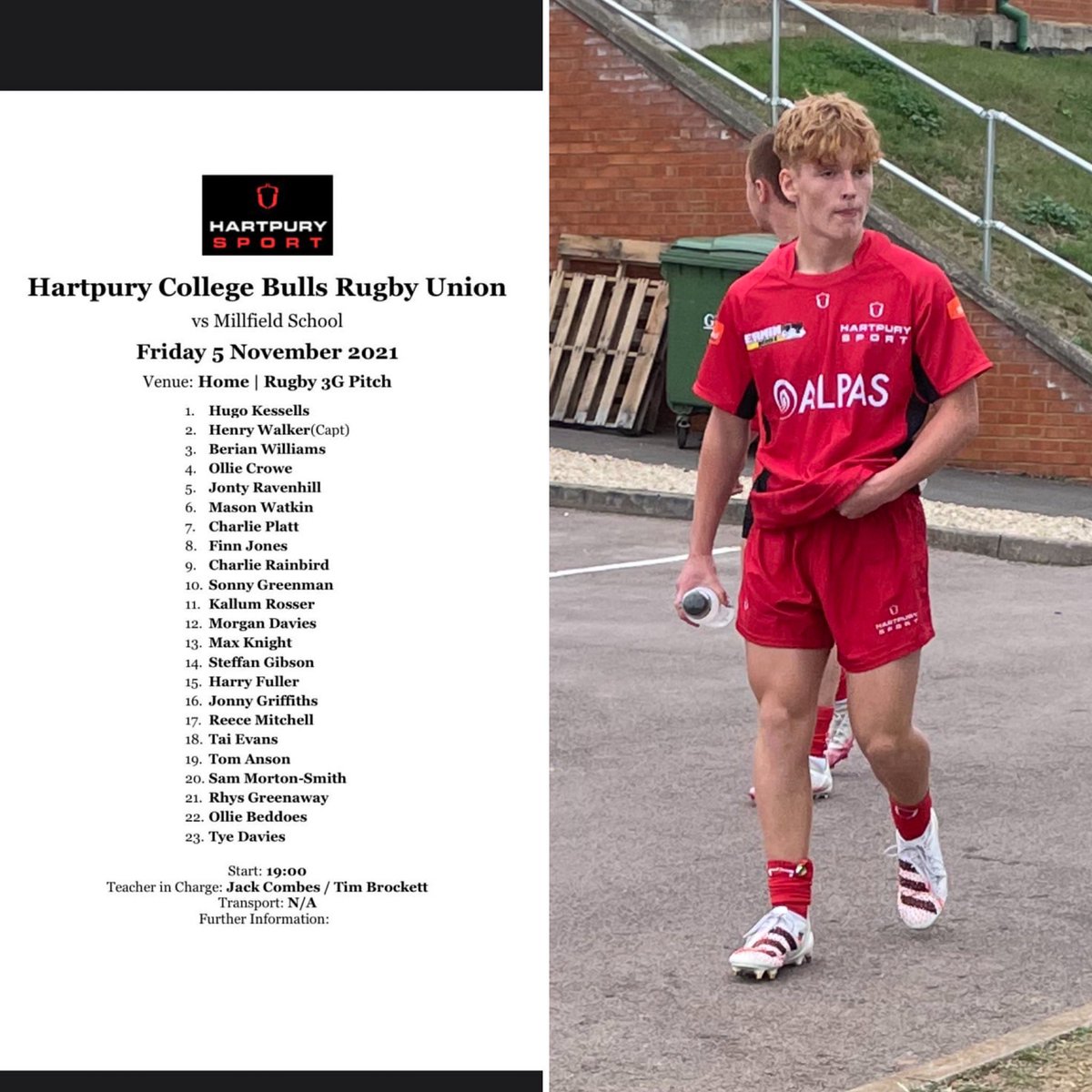 JamesRainbird's tweet photo. Go well today lad x @HartpuryRugby Charlie Rainbird 🏉🏉#9scrumhalf https://t.co/Wcx0vl5jut