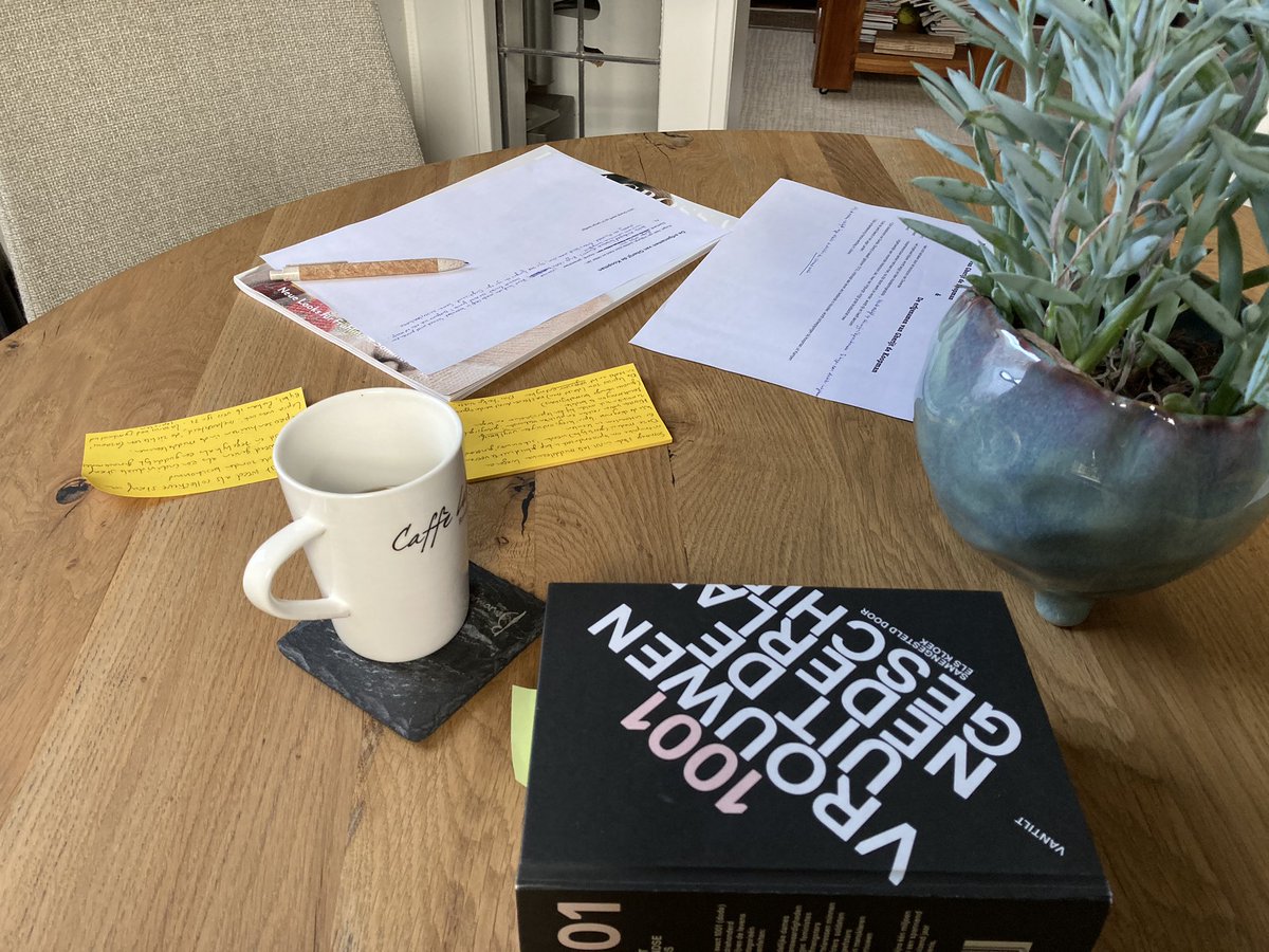 Het begint weer... plotten voor een nieuw, tweedelig manuscript. Puur geluk!