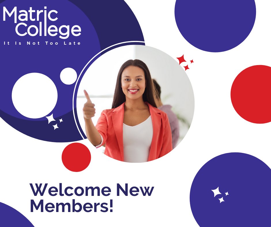 CollegeMatric's tweet photo. Welcome New Members!

 Study anywhere in South Africa. Our offices are in Hatfield Pretoria, and Bellville, Cape Town.

 Join our channels to find out more:
Facebook Page:
https://t.co/itj5wAKEn8
Instagram Page:
https://t.co/eRUB8yzXEv

#matriccollege #studyonline #education https://t.co/26RtbpQYc1