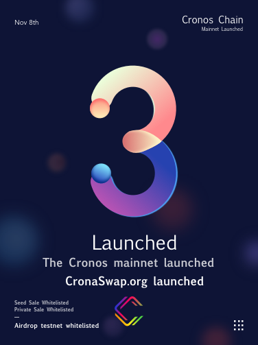 cronaswap's tweet photo. Dear community
Until Nov 6th@ 2pm, we will complete the following events:

1⃣ Sort out the effective whitelist of airdrop participating in the test network.

2⃣ Sort out effective whitelist of seed&amp;private sales.
Please participate as soon as possible.

👉https://t.co/UpOl2C6Tp4 https://t.co/McGRyyJV37