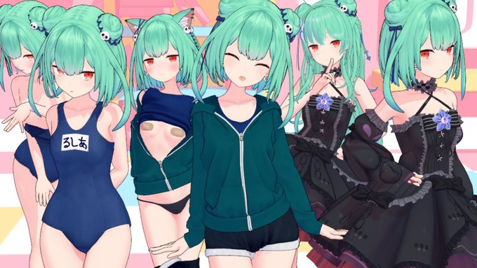 ・各モデルデータ整理、確認、出力
なんとか間に合いましたね～

先程ファンティアに投稿しました～🤗
今回は水着モデル1が無料です
ぺろぺろしていってね😋
https://t.co/39ElxM79wC 