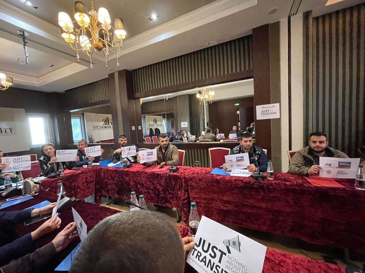 FSPISH3's tweet photo. Its happening...
FSPISH Young workers' seminar on "Just Transition".
The Youth Network of FSPISH altogether discussing on how can handle this transition and the requirements needed for this.
#JustTransition
@FSPISH 
@industriAll https://t.co/7Ney0ogJAr