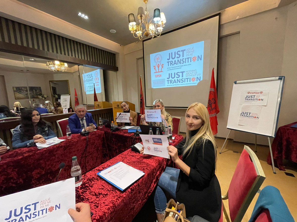 FSPISH3's tweet photo. Its happening...
FSPISH Young workers' seminar on "Just Transition".
The Youth Network of FSPISH altogether discussing on how can handle this transition and the requirements needed for this.
#JustTransition
@FSPISH 
@industriAll https://t.co/7Ney0ogJAr