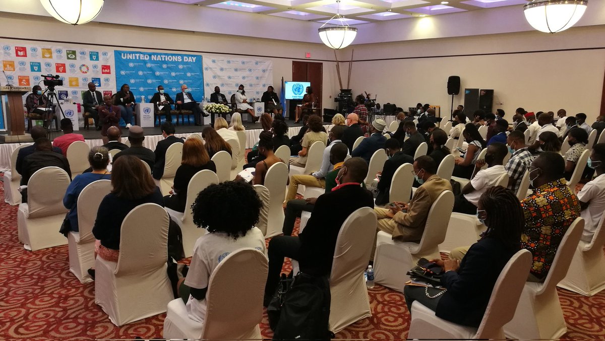 WHOZambia's tweet photo. Happening now! High level panel on "Youth Employment & Entrepreneurship in the Context of #COVID19" on the occasion of the 76th UN Day: https://t.co/vH5m5O0G3I
#UNday2021 #Zambia https://t.co/Z388GVkOsw