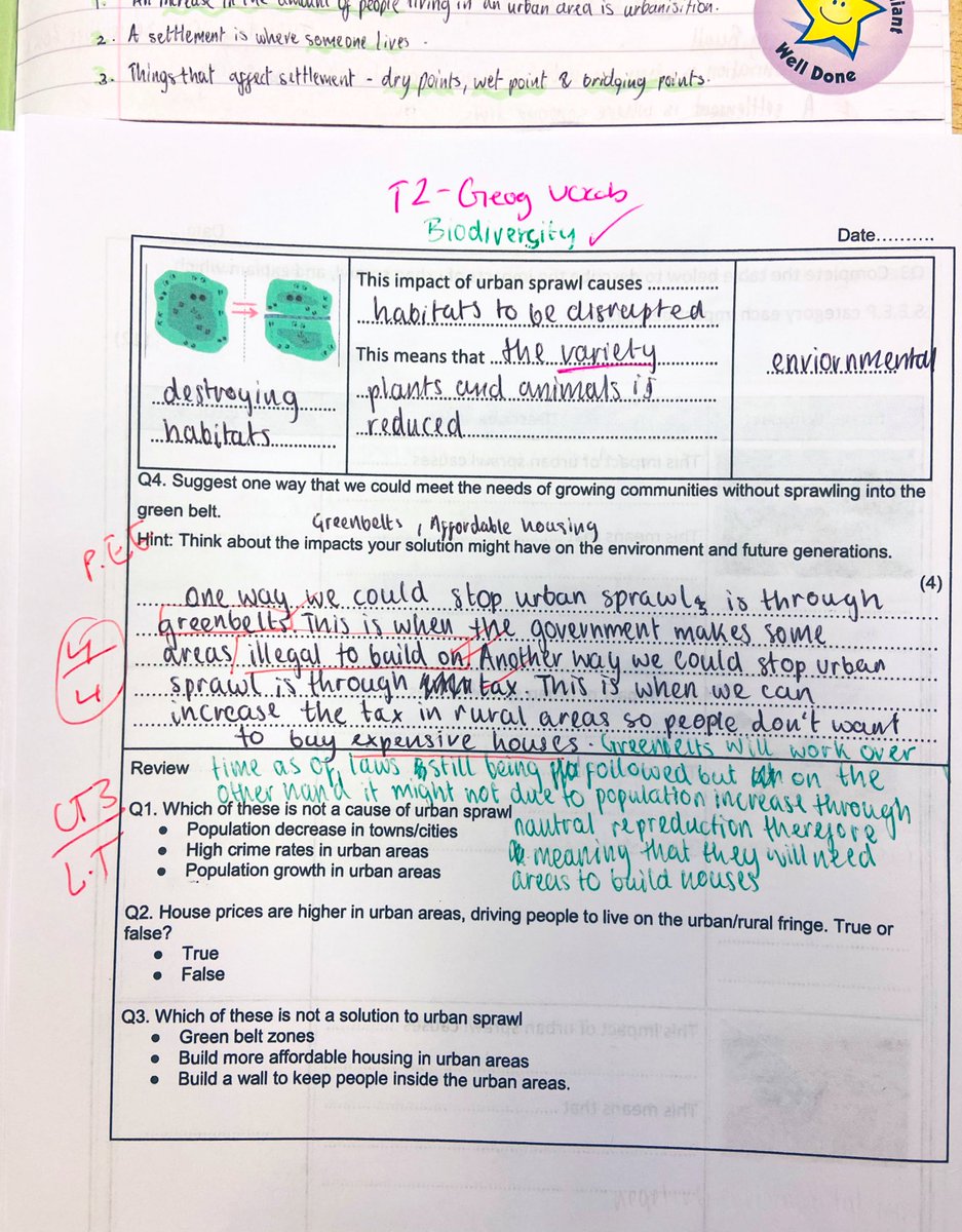 cumberlandcst's tweet photo. Well done to our Year 7 geography students who have been working hard to improve their answers to independent writing by responding to live-marking codes! Great work everyone! #CCStastic https://t.co/C3pbfyJOBh