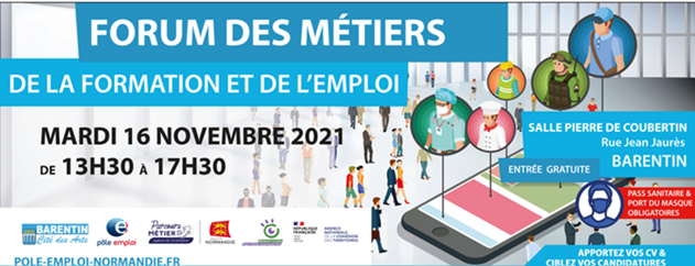 Ne manquez pas ce forum dédié aux scolaires ET demandeurs d'emploi !