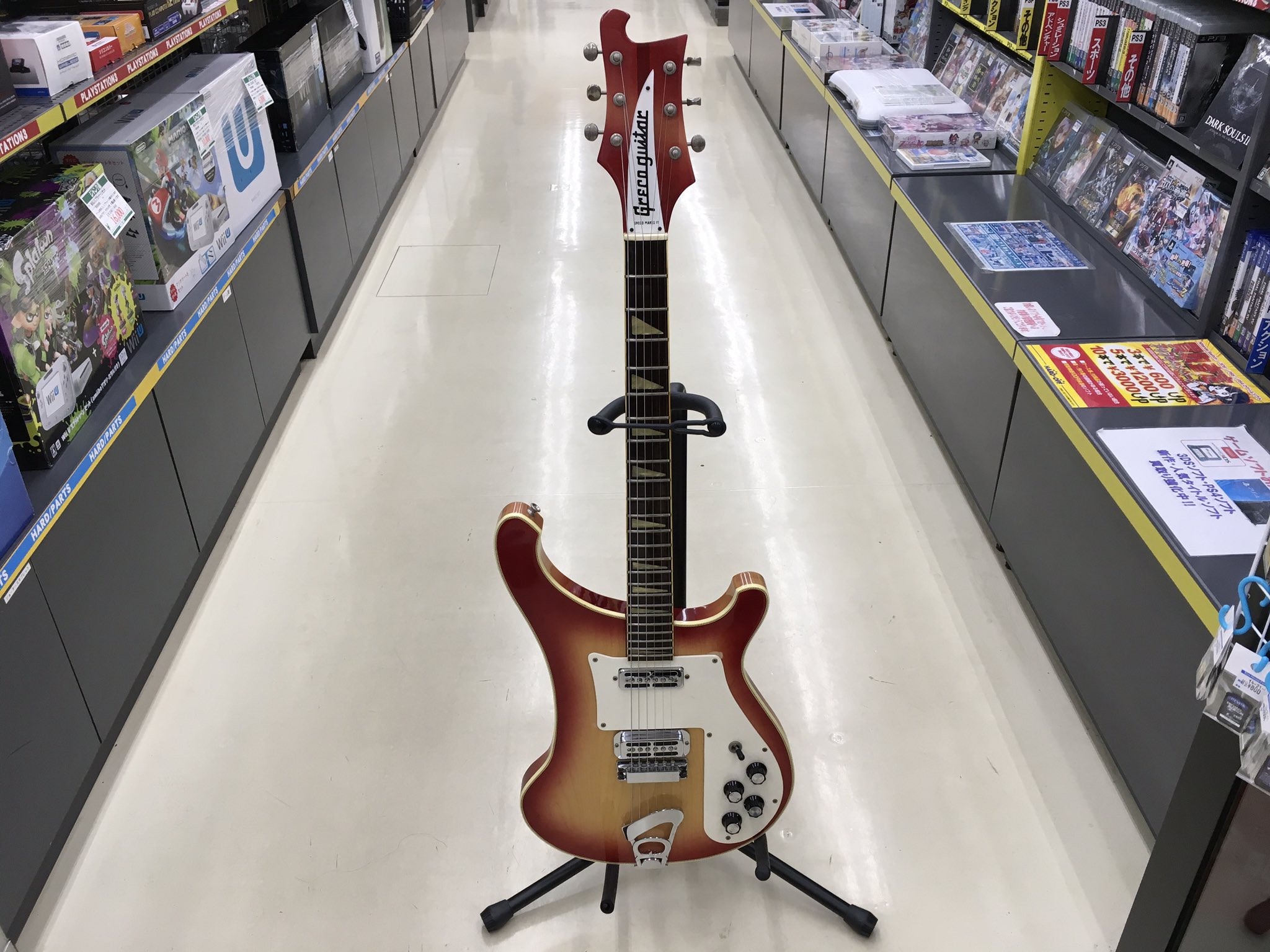 ☆グレコ製・RG550・リッケンバッカー480タイプ・稀少モデル☆ 中古/現状品】Greco RG550 Rickenbacker 480モデル 1978年製 Fireglo