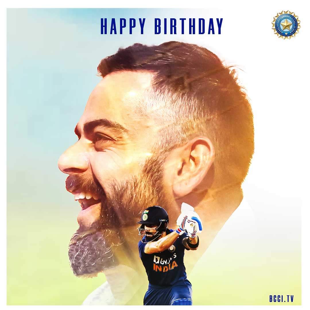 Wish you happy birthday dear Virat kohli       