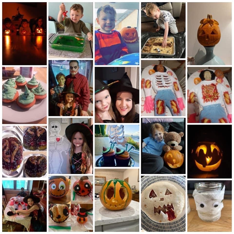 stdavidsparentc's tweet image. Check out these spooky creations! Lots of entries to the parent council craft competition. @stdavidsPS_ELC