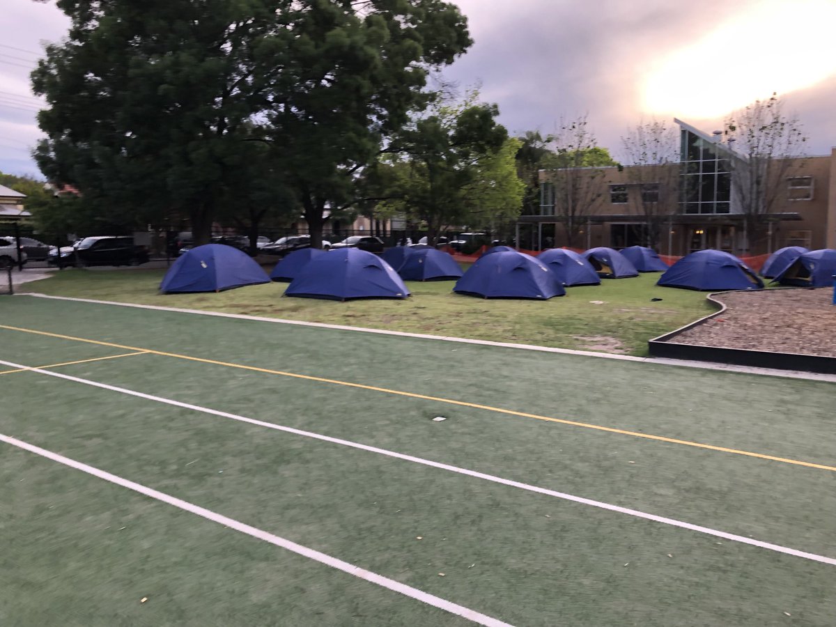 All set for our third annual #campout ⁦@AnnesleySA⁩ sleeping under the stars <a href="/RossiterJo/">Jo Rossiter</a>⁩ #base4 #quest