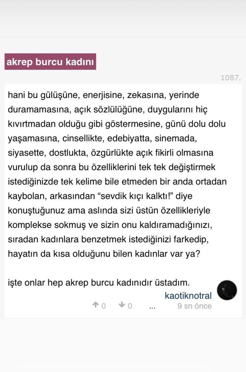 zeyydmr's tweet photo. #Akrep ne kadar da haklı bir yazar beyanı 😂 https://t.co/PVQOCLxp5w