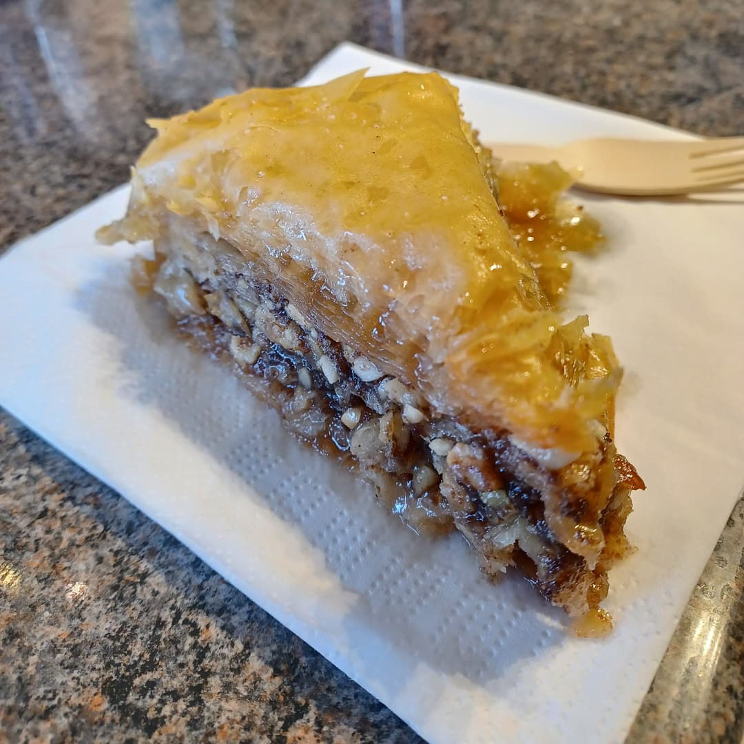 WeAreSoChi's tweet photo. We stopped by Greek on Broadway in #HighamsPark on their opening day this week to sample their absolutely delicious #baklava  and meet the lovely family on their first day.

We couldn't recommend highly enough- great to see new businesses in the community!

#SoChiLondon https://t.co/SFpS7EJR8w