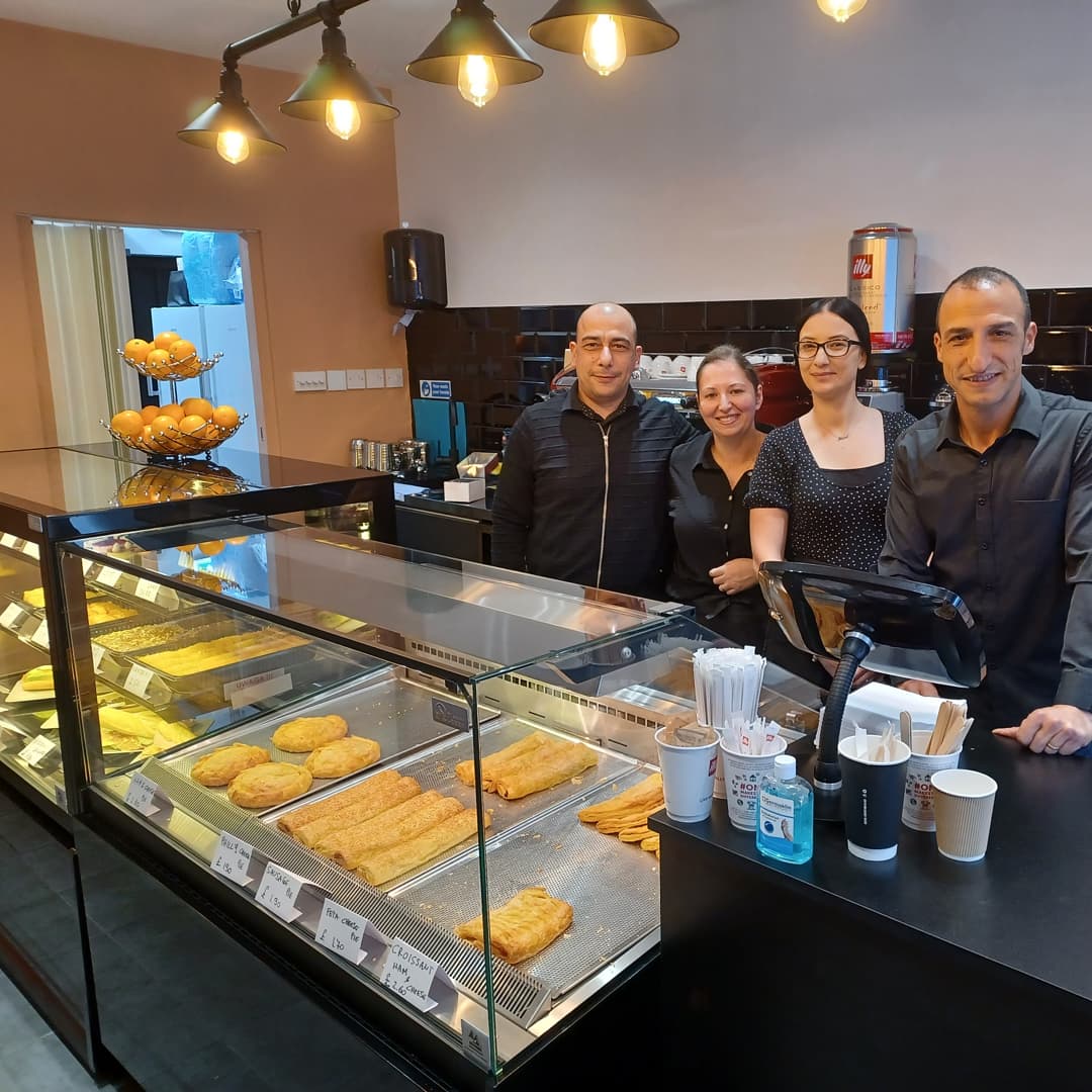 WeAreSoChi's tweet photo. We stopped by Greek on Broadway in #HighamsPark on their opening day this week to sample their absolutely delicious #baklava  and meet the lovely family on their first day.

We couldn't recommend highly enough- great to see new businesses in the community!

#SoChiLondon https://t.co/SFpS7EJR8w