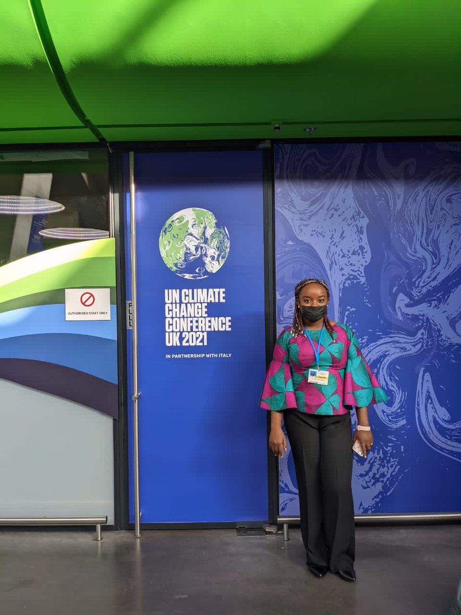 Dzennypha's tweet photo. At #COP26 to talk about eco-anxiety, climate education and nbs reforestation plans. https://t.co/QGrNHJ5vkV