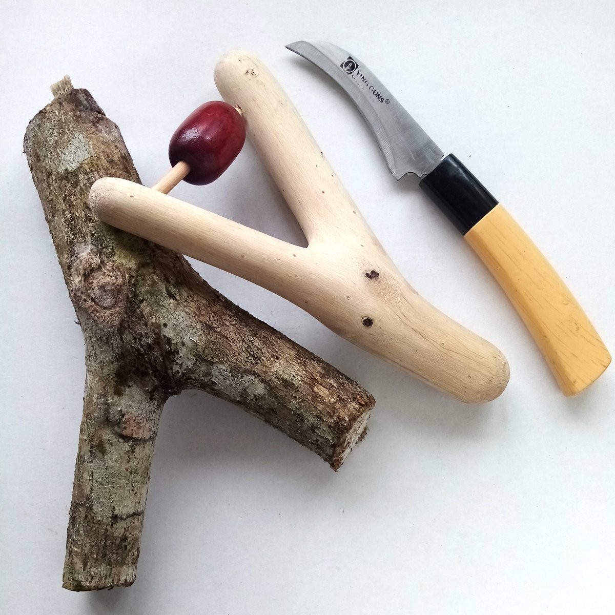 This is a Carefully crafted natural toy from a fallen tree. Fully handmade and unique design. Believe me it's nice to touch and nice to hear the rattle sound.