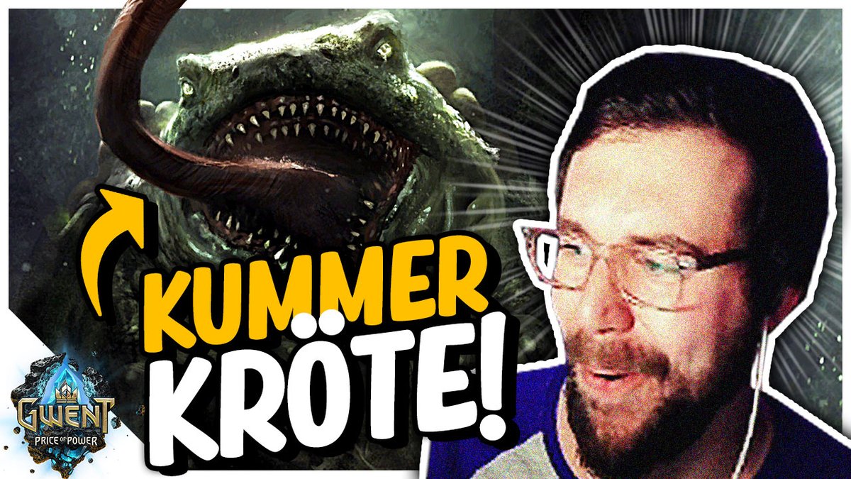 overrock90's tweet photo. Endlich gibt's mal wieder Action auf YouTube zusammen mit einer Kröte 🐸

▶️https://t.co/x7TWULZgTx

#gwent #PriceOfPower #YouTube #twitch #twitchDE #live https://t.co/DwmN2ZJyil