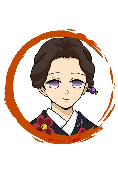 紫淹  ShienさんがTwitterに投稿した珠世(鬼滅の刃)のイラスト。