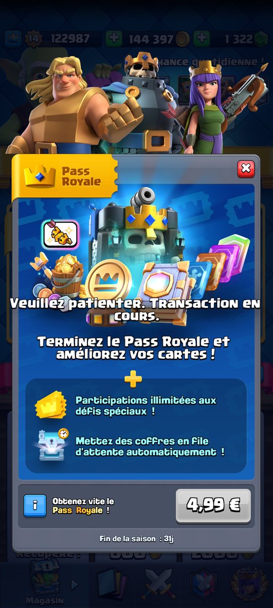 DemuleBarbara's tweet photo. @ClashRoyale 😤 https://t.co/BCiZUhmHPc