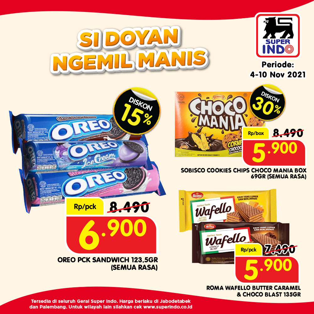 InfoSuperIndo's tweet photo. Buibu, perhatiin deh, keluarga di rumah itu sukanya ngemil yang manis atau asin sih?
Nah, apapun kesukaannya pas banget nih sama promo ini. Apa aja camilannya? Geser dulu dooong >>>
#PromoSuperIndo #PromoCemilan https://t.co/ZCNonqUxeG