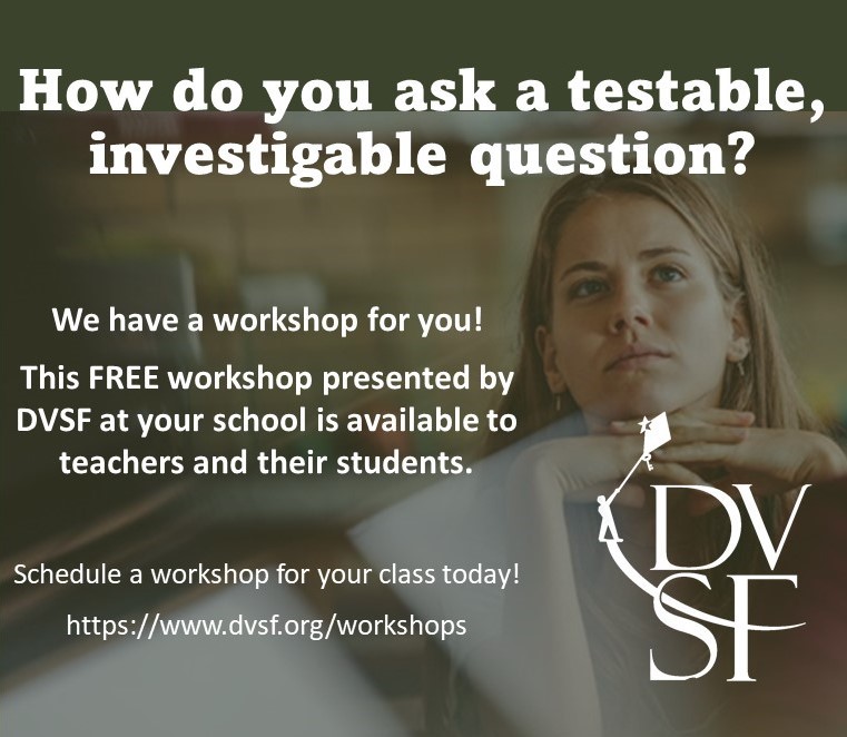 DVSFairs's tweet photo. DVSF offers a variety of workshops to support STEM investigation in our local schools--southeastern Pennsylvania, southern New Jersey, and Delaware.
See https://t.co/1VN9sXUvpw
#DVSF #DVSFworkshops https://t.co/x39g2ffXJR