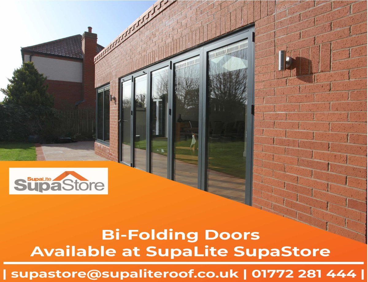 Give your home a makeover with new bi-folding doors🚪
Submit your enquiry via email..
👉  supastore@supaliteroof.co.uk 📩