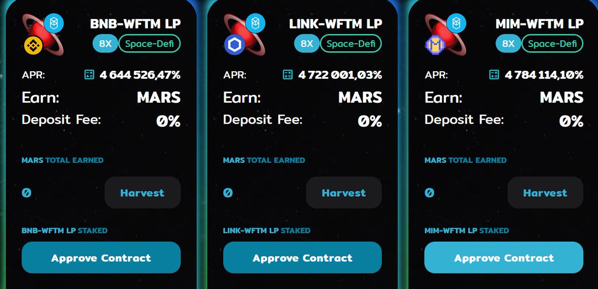 SpaceDefi1's tweet photo. 📢Farming starts soon

Come and enjoy the wonderful APR🚀

⭐️https://t.co/uHHonZPtQN⭐️

#DEFI  @FTMAlerts #FTM @monkeyhunterftm @FantomFDN #Fantom @ApeOClock #BSC #CryptoNews https://t.co/GGZBZYWha8