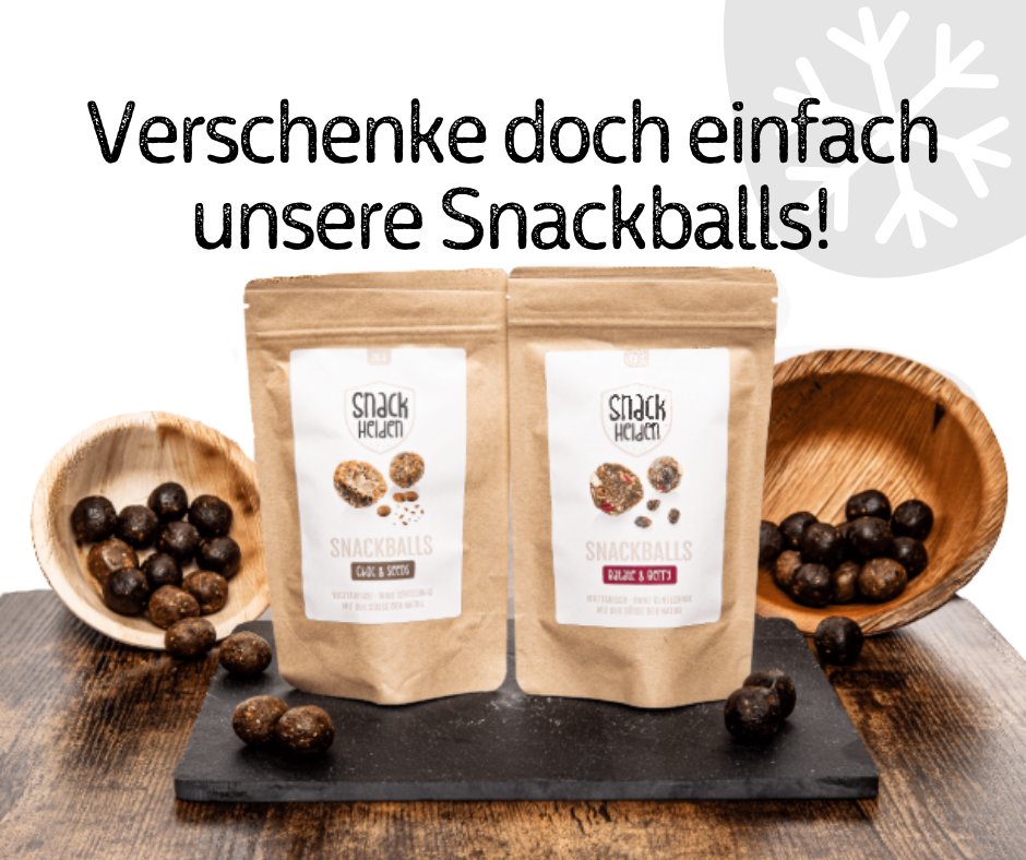 snackhelden's tweet photo. Noch kein #Wichtelgeschenk?! Da haben wir was für dich! ;-)

#wichtel #christmas #happyfriday #geschenk #gutesfürfreunde #business #work #present #snack #nutrition #snackballs #snackhelden #startup #startuplife #healthyfood #healthysnacks #gesundsnacken #lecker #blissballs https://t.co/No0NAv3itf