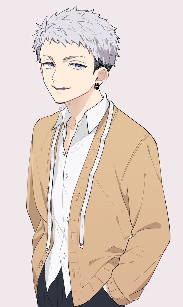 「メジャーに折り畳み跡がついてて先生のこだわりを感じた肩メジャー 」|とーいのイラスト