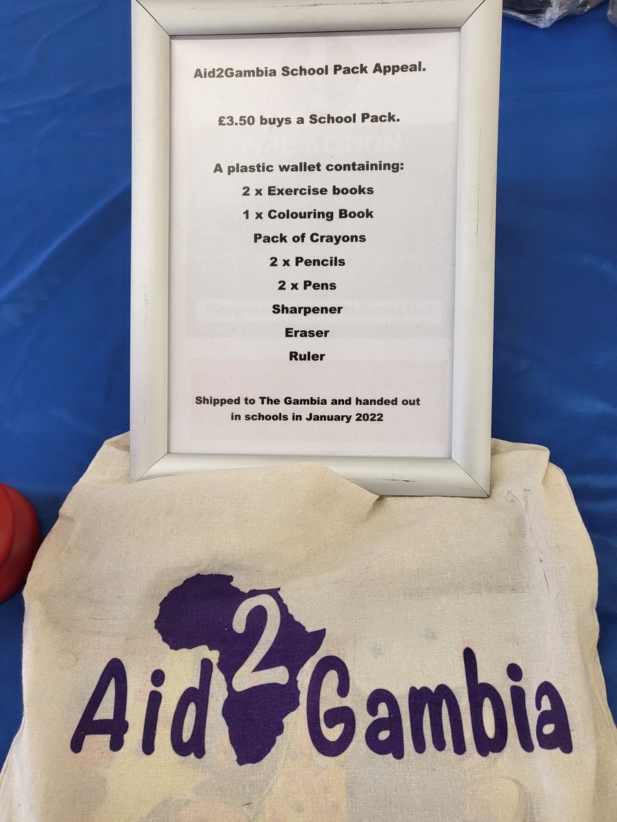 MHammans1's tweet photo. Still time to donate to our #schoolpack appeal. £3.50 for a pack made up shipped and handed to a child in The Gambia in Jan 2022. PayPal aid2gambia@hotmail.co.uk
@markdennison @GambiaXperience @WestNotts @bbcemt @NFFC @lyletaylor90 @DjedSpence @nottslive @NottsLocalNews https://t.co/bXP9E7DuUs