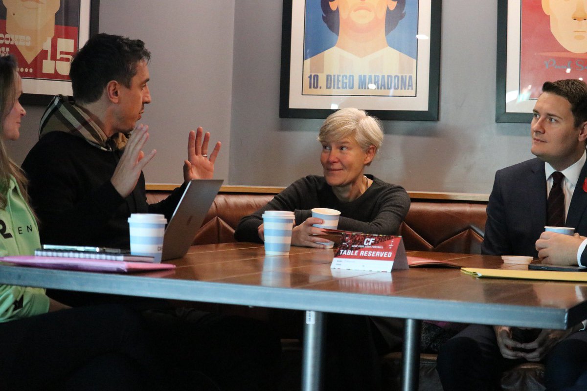 wesstreeting's tweet photo. Genuinely inspiring visit to @UA92MCR with @KateGreenSU: walking the talk on providing life-changing opportunities to working class students and disrupting complacent HE. Their new support package #MakeItForReal - worth £5,000 - is very impressive. Thanks for having us @GNev2. https://t.co/ESzcPzF2qu