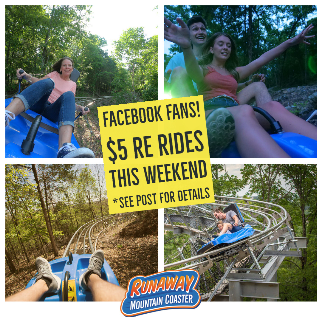 RunawayCoaster's tweet photo. $5. $5. $5 Mile Long ReRides ReRides!
This weekend,  11/5-11/8/21 we will be offering $5 rerides at Runaway Mountain Coaster! Ride with us at regular price &amp; reride any time that same day for $5+tax/person.  Can't be combined with any other offer, weather permitting. https://t.co/cWipciTv1Q