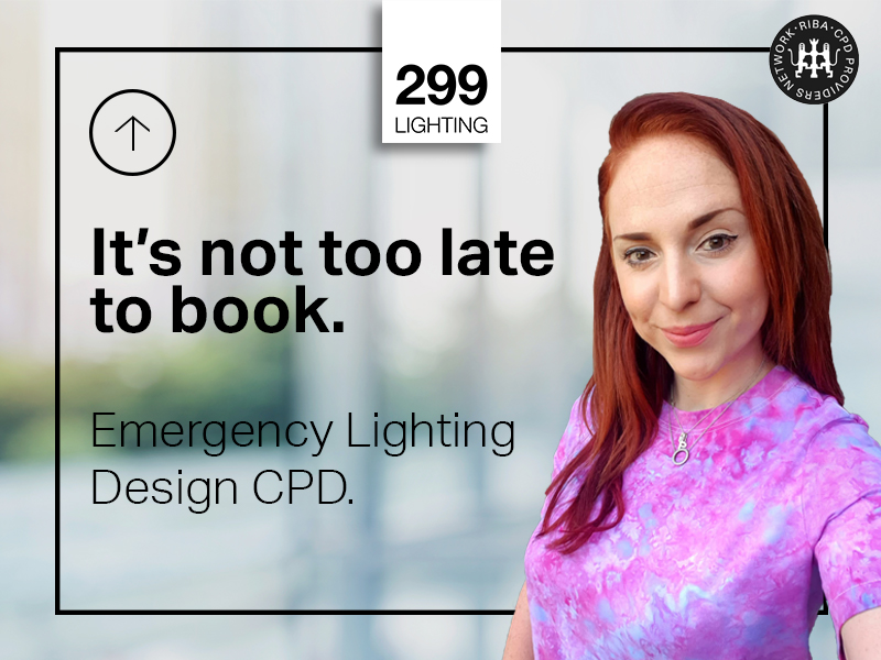 299LightingLtd's tweet photo. Get your team's training booked in early!

Our RIBA accredited Emergency Lighting Design CPD calendar is starting to fill up again, but it's not too late to learn about compliance with our Presenter, Fay!

Set a date here: https://t.co/Z46MBEUrWp

#CPD #RIBA #EmergencyLighting https://t.co/YyRihz4vuh